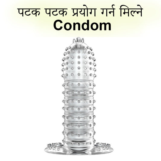 1P Pcs Reusable Dotted Con*dom